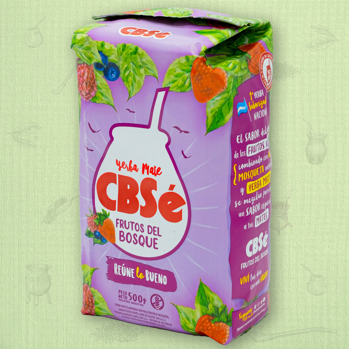Yerba Mate CBSé Frutos del Bosque 500g