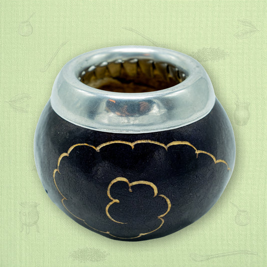 Mate Calabaza Spiral -black-