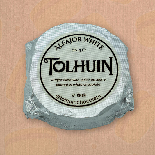 Alfajor Tolhuin - White Chocolate & Dulce de Leche
