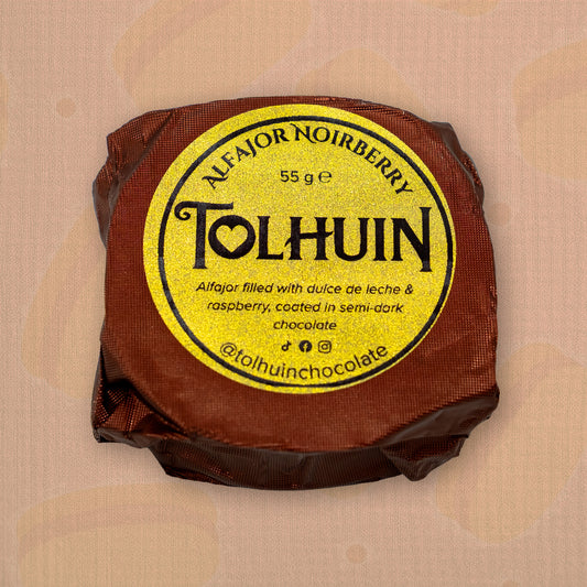 Alfajor Tolhuin - Dark Chocolate, Berries & Dulce de Leche